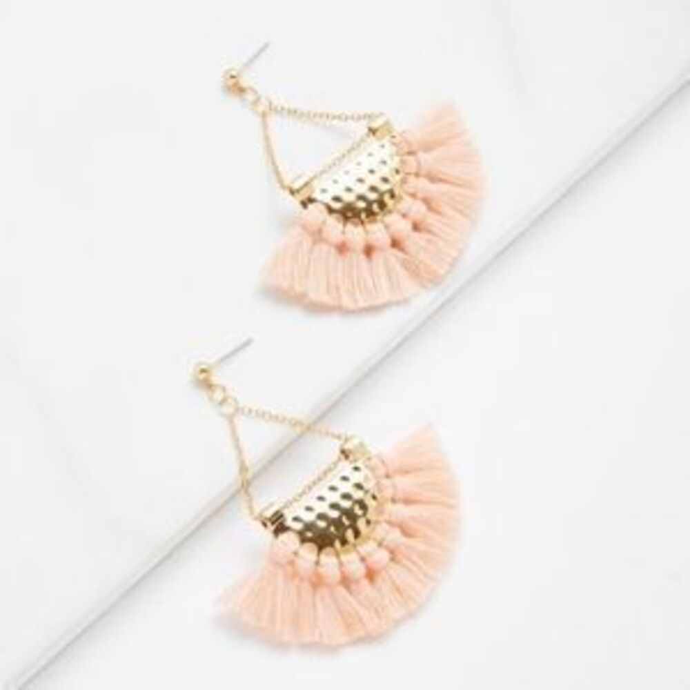RUTHIE Blush Tassel earrings